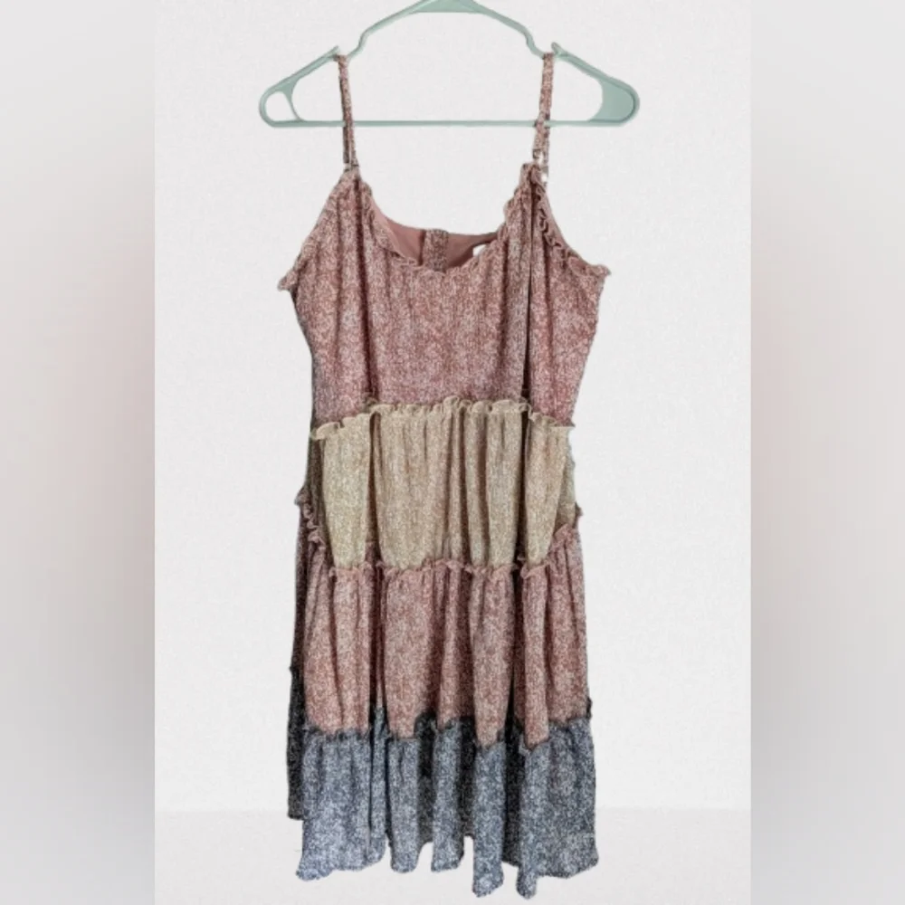 BOGO Sweet Lemon Chiffon Sleeveless Dress- 1X - Picture 1 of 4